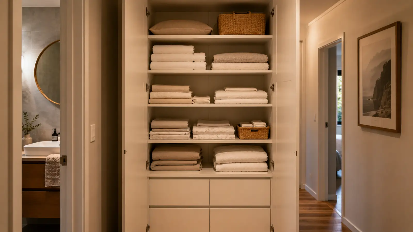 Hallway & Linen Cupboard Storage Solutions