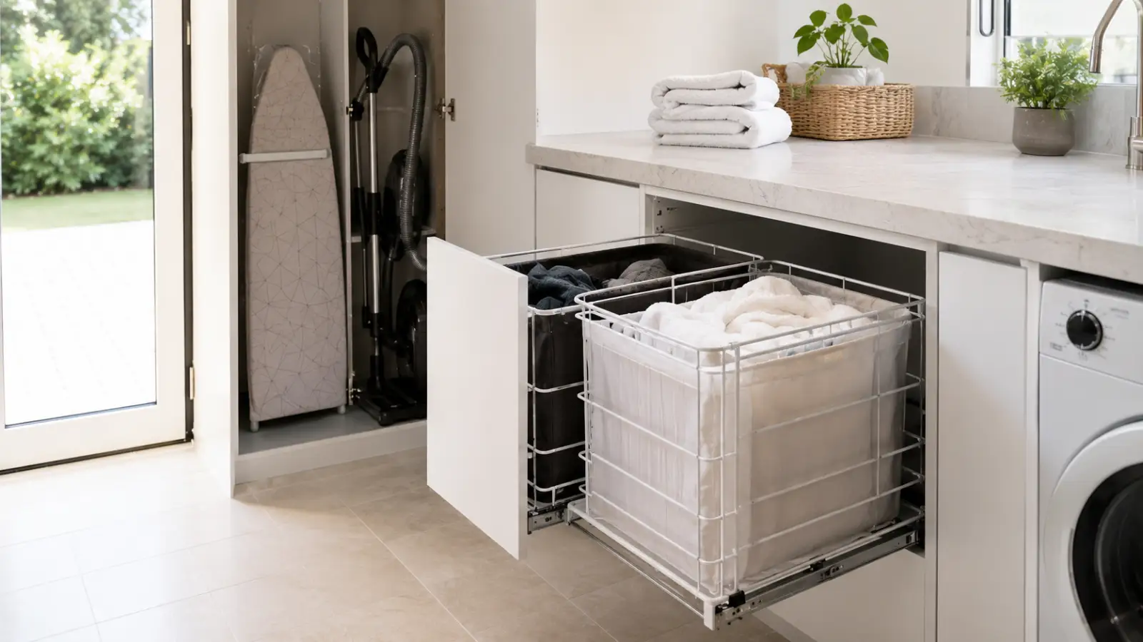 7 Laundry Storage Ideas That Actually Work