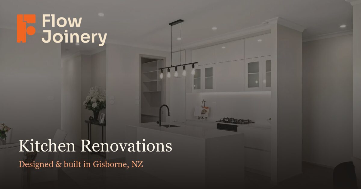 Kitchen Renovations Gisborne | Custom Kitchens | Flow Joinery