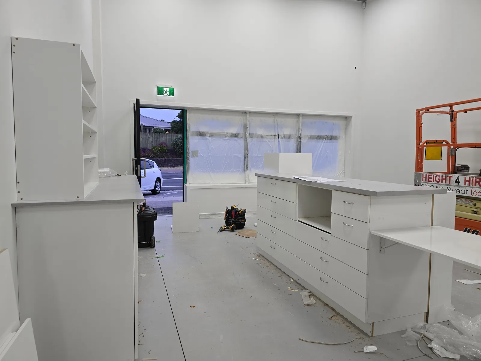Retail Fit-Out — Reception Counter