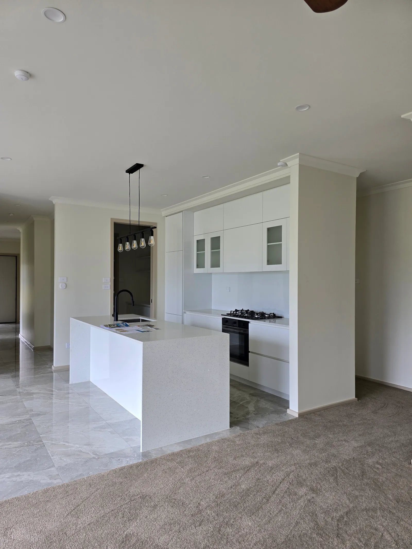 Island Kitchen with Feature Pendants