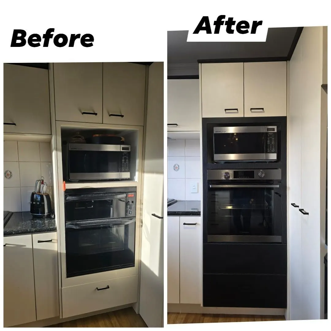 Oven Tower Upgrade — Before & After
