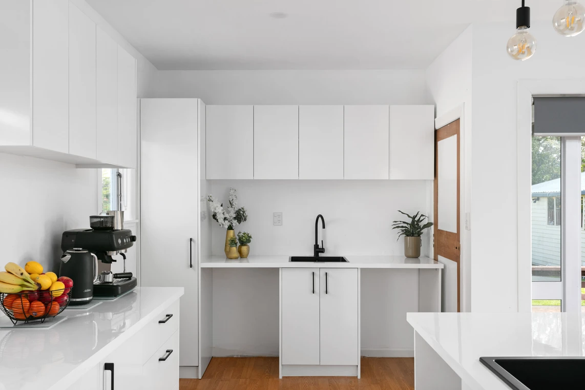 Crisp White Kitchen — Roebuck Road