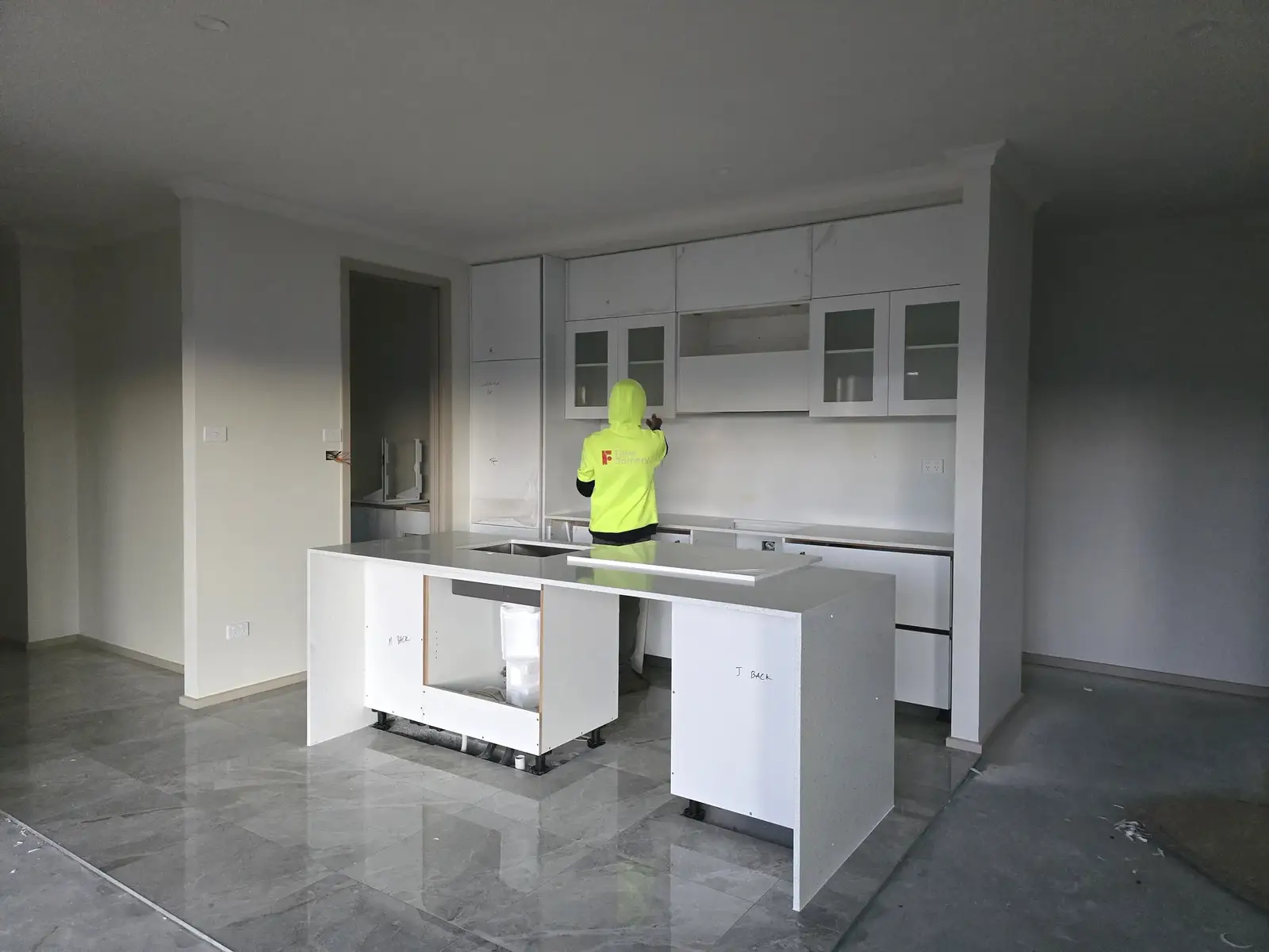 Island Kitchen Install — On the Tools