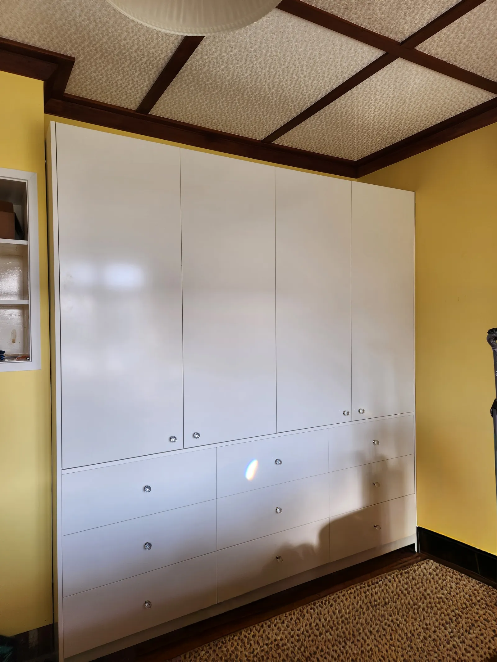 Full-Wall Wardrobe with Drawers